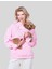 Oversize Pembe Magnet Hoodie Sahipler Için 1