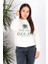 24K0142K1 Kadın Oversize Baskılı Sweat 1