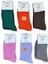 Yünlü Kadın Renkli 6 Çift Soket Çorap 1