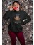 Alice Harikalar Diyarı Mad Hatter Kaligrafik Baskılı Kapüşonlu Sweatshirt, Unisex Oversize Hoodie 2