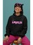 Angelic Yazılı Kapüşonlu Sweatshirt, Kadın Pembe Baskılı Hoodie 1