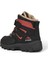 Erkek Çocuk Kürklü Cırt Cırtlı Soğuk Geçirmez Kışlık Outdoor Trekking Çocuk Bot 26-35 3