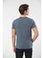 Erkek V Yaka Likralı T-Shirt 1332/MAVİ1 3