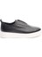 Deri Lastik Bağcıklı Erkek Sneaker 1