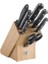 Twin Chef-2 8 Parça Bambu Bloklu Bıçak Seti 1