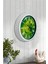 Çok Renkli Hediyelik 40 cm Beyaz Metal Limon Temalı Mutfak Duvar Saati Geometrik 33 x 44 4