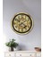 Altın Hediyelik 40 cm Gold Metal Mutfak Duvar Saati 40 x 40 Metal Modern 2