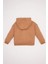 Kız Bebek Kapüşonlu Basic Düz İçi Yumuşak Tüylü Fermuarlı Sweatshirt D0750A524AU 3