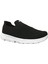 Siyah Beyaz Bağcıksız Aqua Sneakers Spor Ayakkabı 1