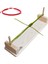 Doğal Ahşap Bileklik Örme Aparatı Bileklik Tahtası Çubuklu Uzun Stand (35CM) 1