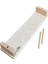 Doğal Ahşap Bileklik Örme Aparatı Bileklik Tahtası Çubuklu Uzun Stand (35CM) 4