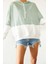Unisex Mint Beyaz & Beyaz Parçalı Sweatshirt 1
