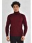 Düz Balıkçı Trender Erkek Kazak 6620 Bordo 1