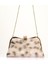 Bej Suni Kürk Zincirli El ve Omuz Clutch Portföy Çanta 1