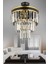 Çağla 4 Lü Siyaha Gold Yaldızlı 30 Luk Modern Salon Avizesi 1