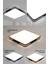 Kare Model Modern Plafonyer Avize (50 x 50 cm ) 3