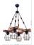Palmira Wooden 4 Lü Lü x Halatlı Avize (Siyah) 1