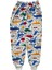 Erkek Çocuk Pamuklu 2 Iplik Beyaz Dinazor Desen Pijama Takımı 3