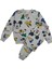 Erkek Çocuk Pamuklu Gri Mickey Mouse Desen Pijama Takımı 4