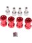 Rc Icılar Için 12MM 15 25MM Uzatma Adaptörü Birleştirici Kırmızı -20MM (Yurt Dışından) 2