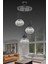 Eda 3 Lü Modern (Füme Camlı) Antre Hol Salon Yatak Odası Mutfak Genç Odası Avize 1