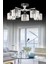 Cemre 5 Li Modern Krom Kristal Taşlı Salon Yatak Odası Mutfak Genç Odası Avize 1