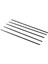 5x Fiber Ş, Uçak Dıy Aksesuarı Yüksek Mukavemetli Fiber Çubuklar 1X5X400MM (Yurt Dışından) 3