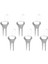 6x Golf Araçları Taşınabilir Aletler Golf Çatal Egzersiz Golfçü Kadın 8CMX4CMX3CM (Yurt Dışından) 1