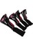 4 /paket Numarası Etiketleri Golf Kapakları Golf Kulübü Koruyucusu Headcovers Kırmızı (Yurt Dışından) 2