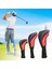 Değiştirilebilir Golf Kulübü Örtüsü Örgü Başlıklar Kırmızı (Yurt Dışından) 5