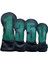4pcs Golf Baş Kapakları Golf Kulüpleri Için Uzun Boyunlu Polar Astarlı Golf Sürücüsü Başı Siyah (Yurt Dışından) 2