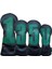 4pcs Golf Baş Kapakları Golf Kulüpleri Için Uzun Boyunlu Polar Astarlı Golf Sürücüsü Başı Siyah (Yurt Dışından) 3