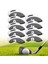 9 Golf Headcovers Anti Scratch Golf Gri (Yurt Dışından) 2