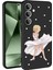 Samsung S24 Fe Kılıf Içi Kadife Lansman Siyah Madonna Baskılı Kapak 1