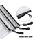 18PCS Mesh Zipper Pouch Document Bag,8 Asorted Size, Water-Proof Plastic Zip Dosya Dizinleri, Ofis Için Çok Amaçlı, Ev (Yurt Dışından) 2