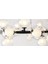 Modernizm 12 Camlı Sarkıt Cam Küre Avize Mutfak ve Yemek Masası Için Uygun, For Kitchen 2