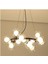 Modernizm 12 Camlı Sarkıt Cam Küre Avize Mutfak ve Yemek Masası Için Uygun, For Kitchen 3