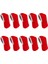 10 Neopren Golf Demir Kafa Seti Set Headcover Koruyucu Kapaklar En Golf Kırmızı (Yurt Dışından) 2