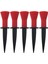 5x Kauçuk Golf Tees Golf Topu Tee Tutucu Oyuncu Golfçü Hediye Step Up Golf Tees Kırmızı Yükseklik 5.8 cm (Yurt Dışından) 1