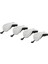 4x Naylon Golf Hibrit Baş Örtüleri Değiştirilebilir No. Gri (Yurt Dışından) 2