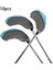 10 Golf Ütüler Golf I Kılıfı Set Golf Kulübü Başlıkları Fairway Woods Golf Için Gri Mavi (Yurt Dışından) 4