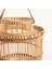 Tam Dao Bambu/ Cam/ Pu Deri Fener 25X25X30 cm Natural 4