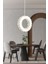 Akanay Tekli Krom Ledli 3 Renkli Sarkıt Kristalli Taşlı Modern Tasarım LED Kristal Top Salon Avize 1