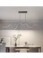 LED Avize / 3 Renkli Ledli Modern Akıllı Sarkıt Avize / Everest / 100 cm / Antrasit Kasa 3