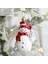 ZHOUHUAN3SHOP Yeni Noel Kardan Adam Dekorasyonu Kolye * 2 (Yurt Dışından) 1