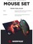 SMX-R63 RGB Oyuncu Mouse BygameX 25x35cm Mousepad 2li Set 4