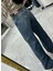 Chaya Premium Kalite Yüksek Bel Tam Boy Geniş Paça Jean-Tint Mavi 2