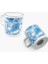Mavi Çiçek Desenli 2'li Porselen Kupa Seti 1