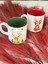 Christmas Green-Red 10CM Kupa 2'li 2