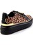 Leopar Kumaş Kadın Sneaker K01345096004 4